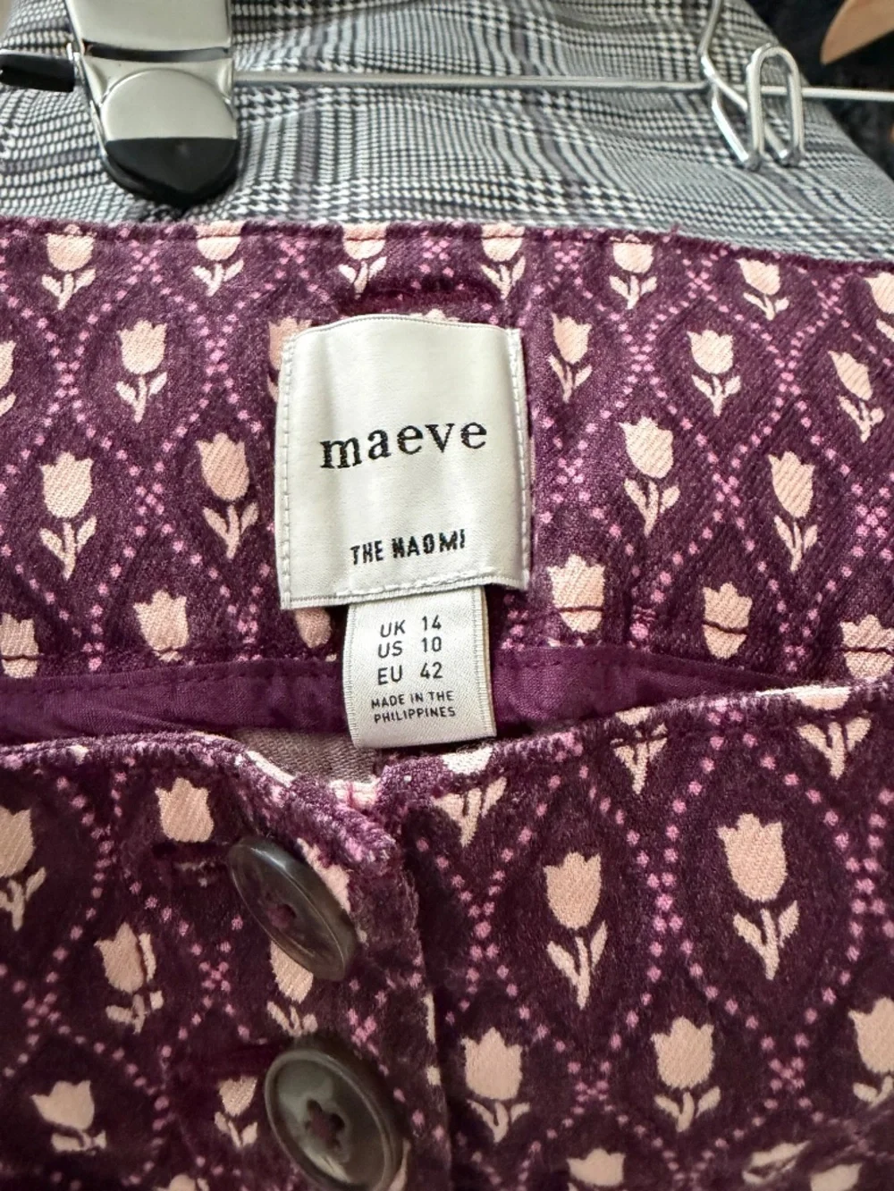 Anthropologie Maeve "the Naomi" floral print Pant NWT sz 10 - Picture 3 of 6